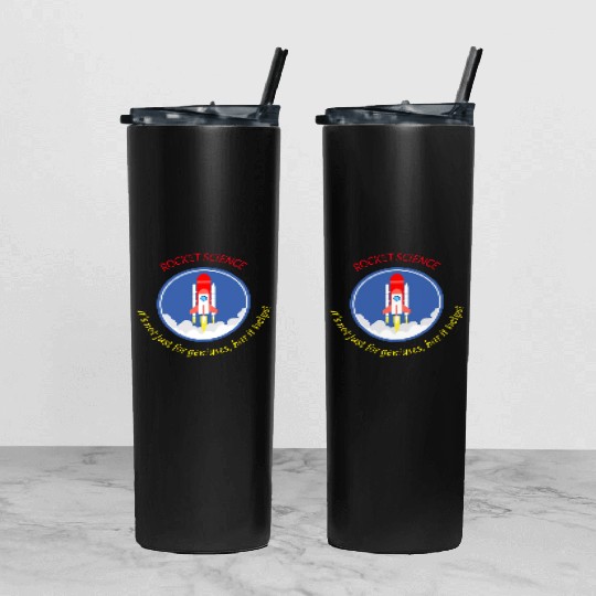 Rocket Scientist Tumbler With Lid And Straw