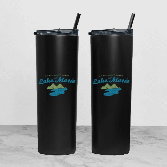 John Prine Lake Marie Folk Music Tumbler With Lid And Straw
