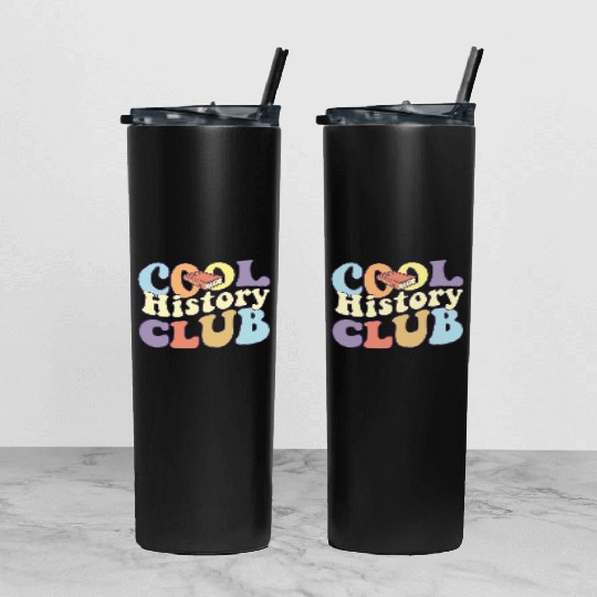 Cool History Club History Buff BA History Major Tumbler With Lid And Straw