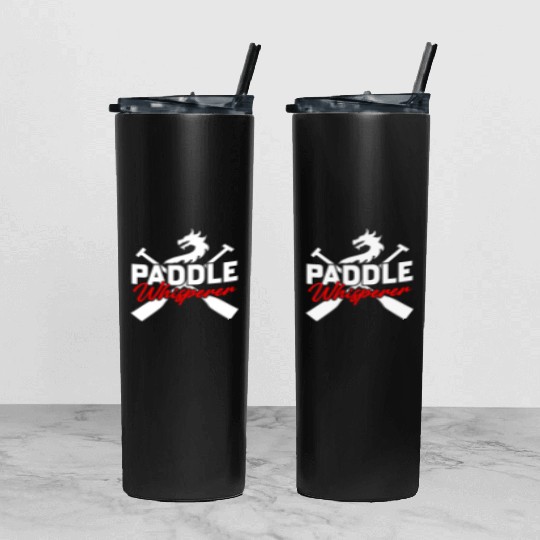 Funny Dragon Boat Racing Tumbler With Lid And Straw