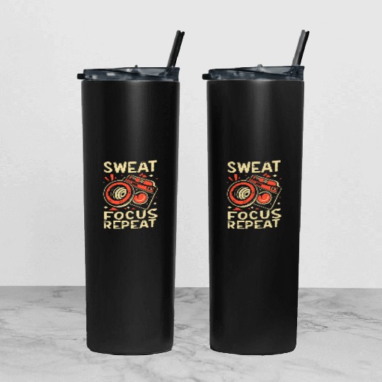 SWAT FOCCUS REPEAT, Tumbler With Lid And Straw