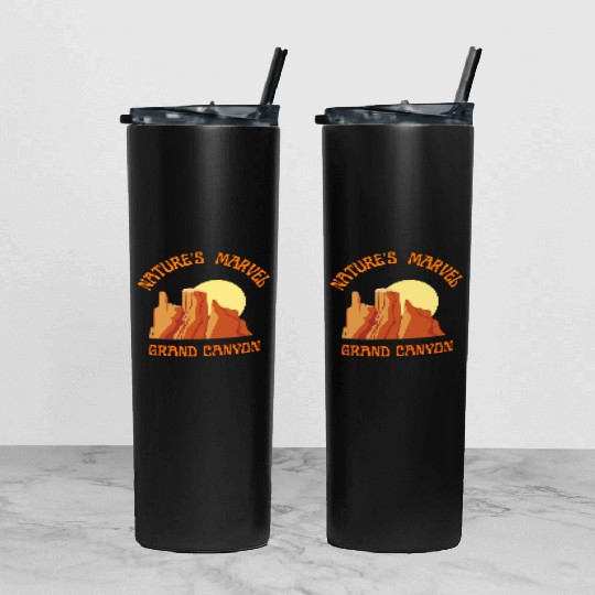 Nature s Marvel Grand Canyon Tumbler With Lid And Straw