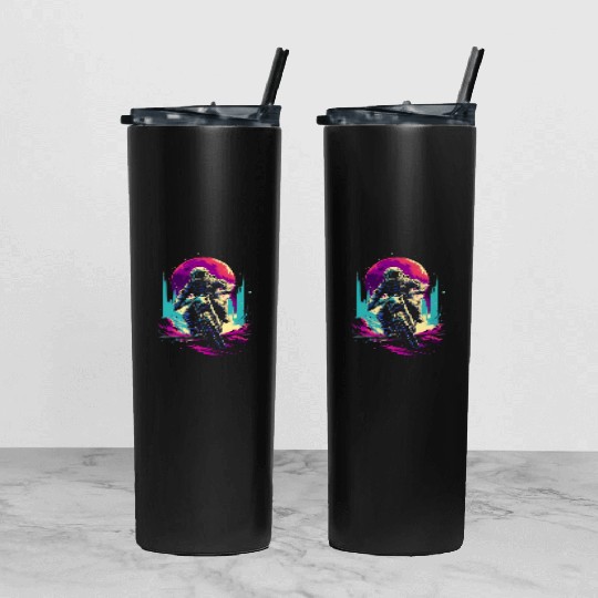 Astro Cycle Tumbler With Lid And Straw