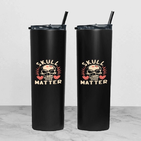 Totenkopf Skull Skulls Totenschädel Spruch Tumbler With Lid And Straw