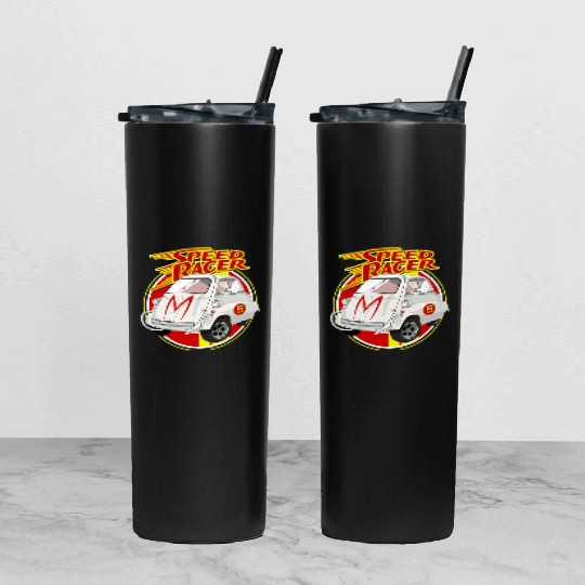 Speed Racer Car Tumbler With Lid And Straw
