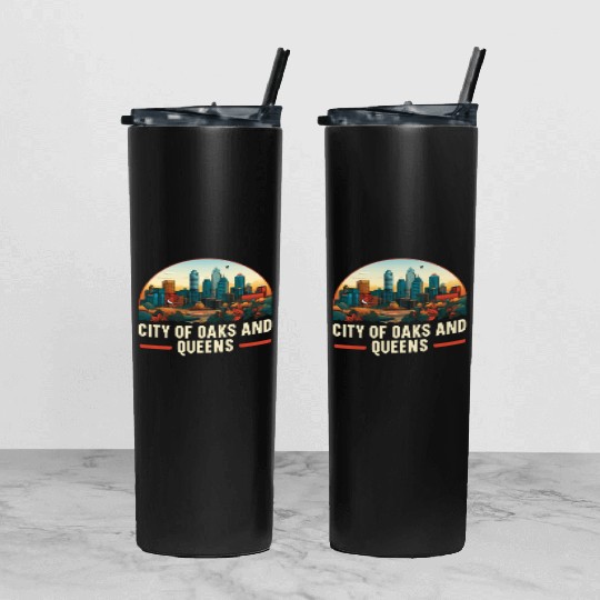 Charlotte North Carolina USA America United States Tumbler With Lid And Straw