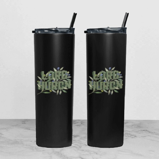 Lord Huron Olive Branch Tumbler With Lid And Straw