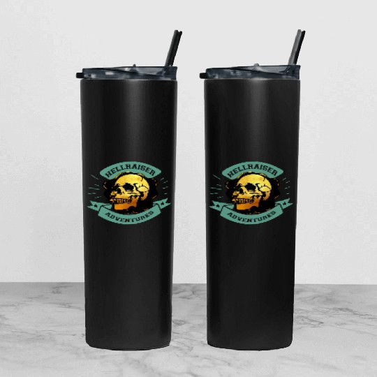 Gilded Skull Hellraiser Adventure Tumbler With Lid And Straw
