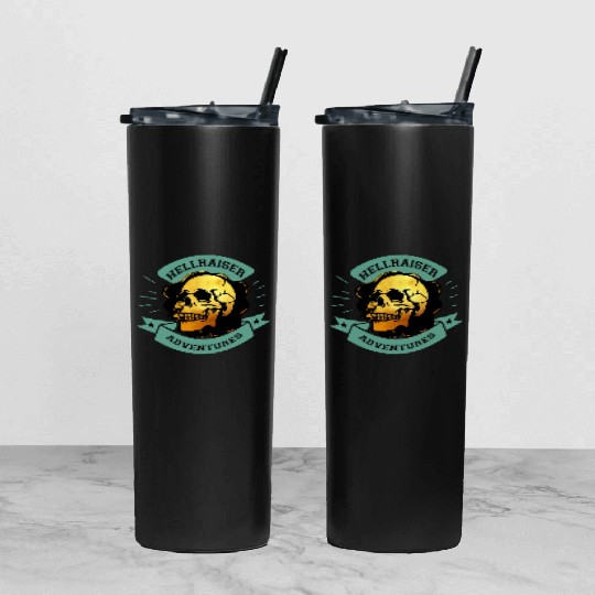 Gilded Skull Hellraiser Adventure Tumbler With Lid And Straw