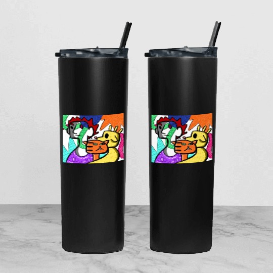 street art bad boy Tumbler With Lid And Straw