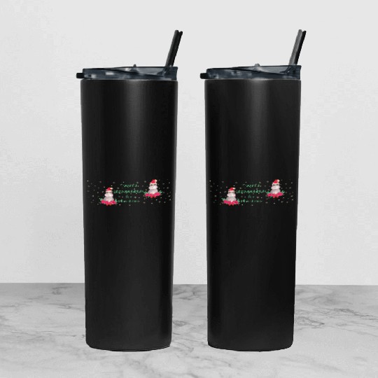 I Want a Hippopotamus for Christmas Tumbler With Lid And Straw