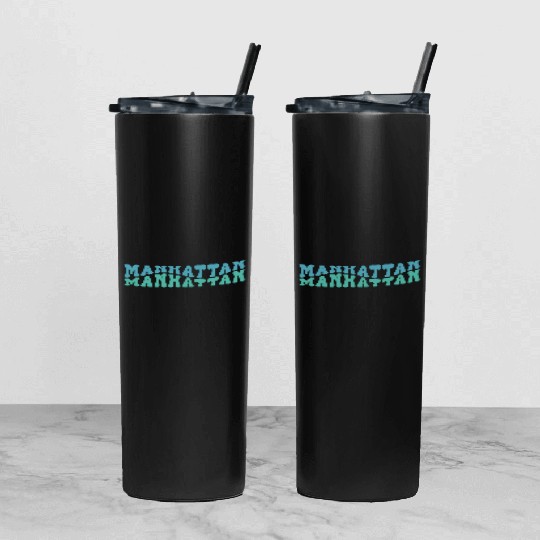 Manhattan Tumbler With Lid And Straw