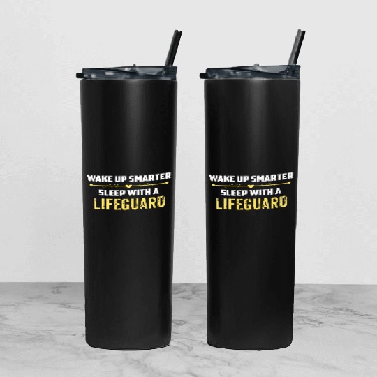 Wake Up Smarter Sleep With A LIFEGUARD Tumbler With Lid And Straw