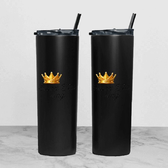 sweet tea king Tumbler With Lid And Straw