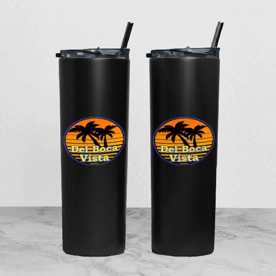 Del Boca Vista Tumbler With Lid And Straw