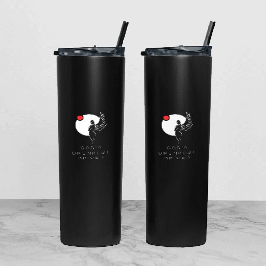 God's Drunkest Driver Tumbler With Lid And Straw