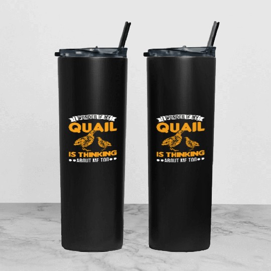 Warning Quail Breeding Breeders Tumbler With Lid And Straw