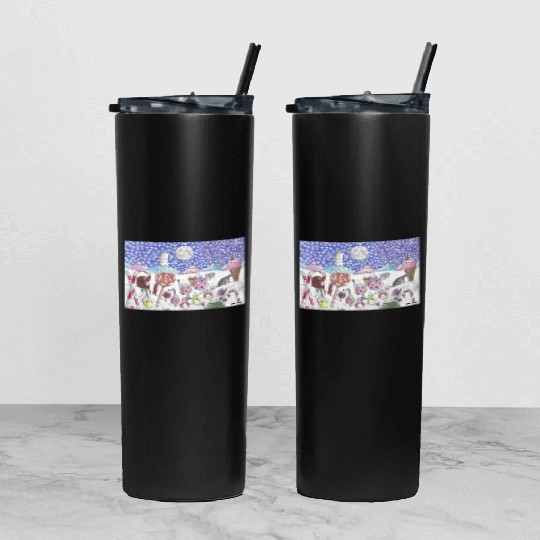 The Nutcracker Christmas Candy Land Tumbler With Lid And Straw