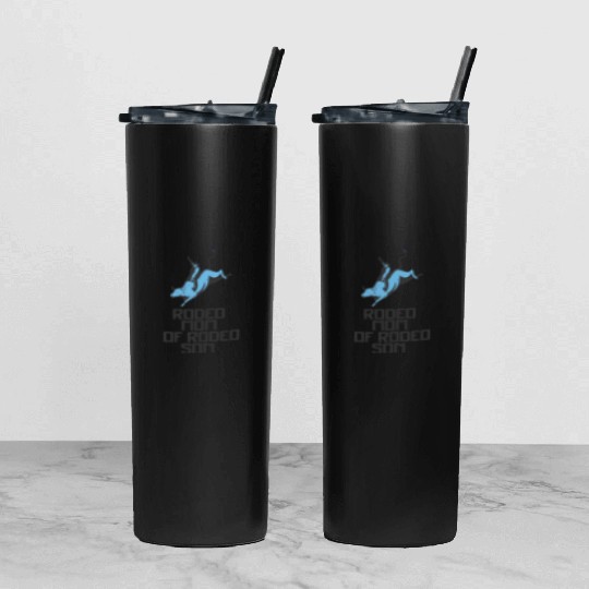 Son Rodeo Mom Passion Is Gift Tumbler With Lid And Straw