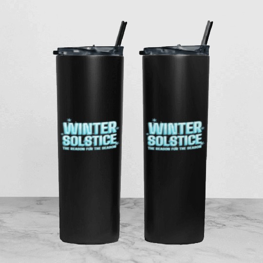 Winter Solstice The Reason For The Season Solstice Tumbler With Lid And Straw