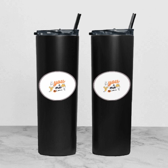 Mom and son Tumbler With Lid And Straw