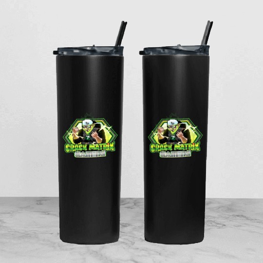 Crack Matrix Broly-Green Rage Quit Tumbler With Lid And Straw