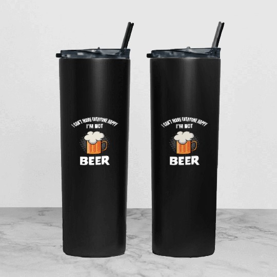 Funny Beer Lover Alcohol Quote Humor Tumbler With Lid And Straw