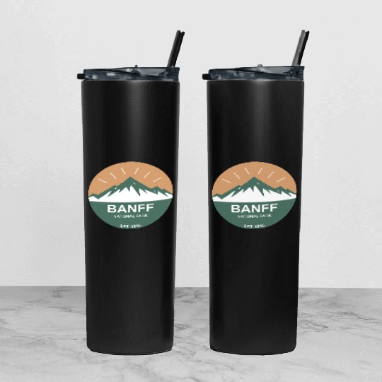 Banff National Park Tumbler With Lid And Straw