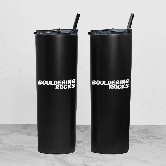 bouldering rocks Tumbler With Lid And Straw