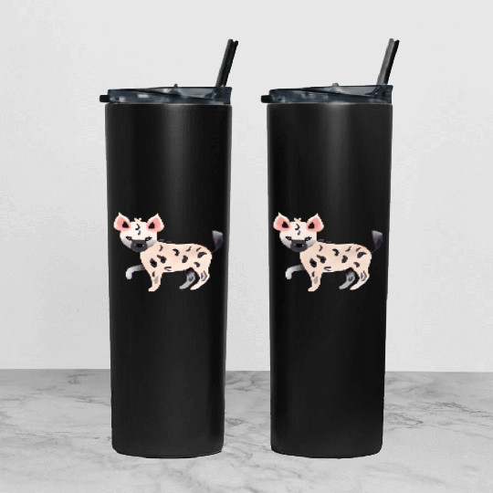 Hyena Tumbler With Lid And Straw