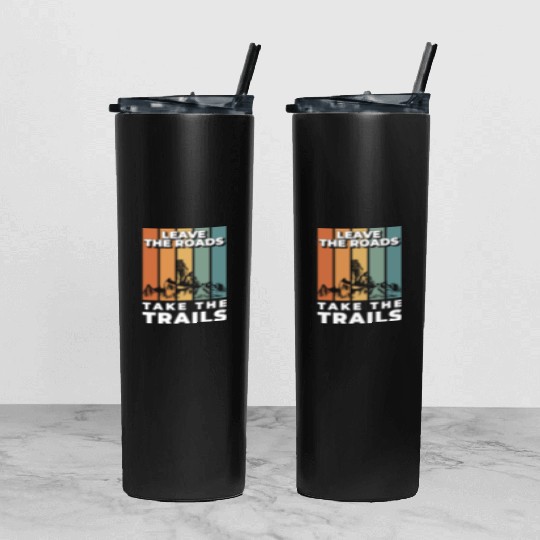 Mountaineering Hike Nature Mountains Tumbler With Lid And Straw