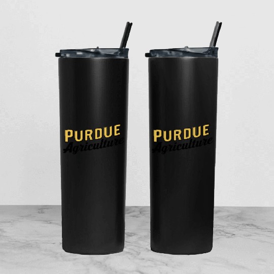 Purdue Agriculture Tumbler With Lid And Straw