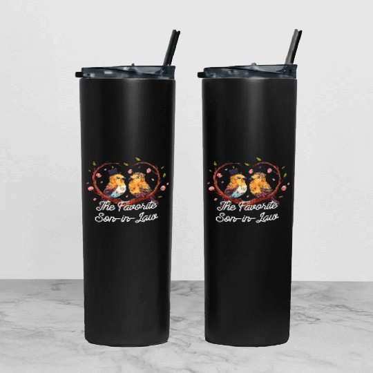 Son in Law Groom Funny Husband To Be Humor Tumbler With Lid And Straw