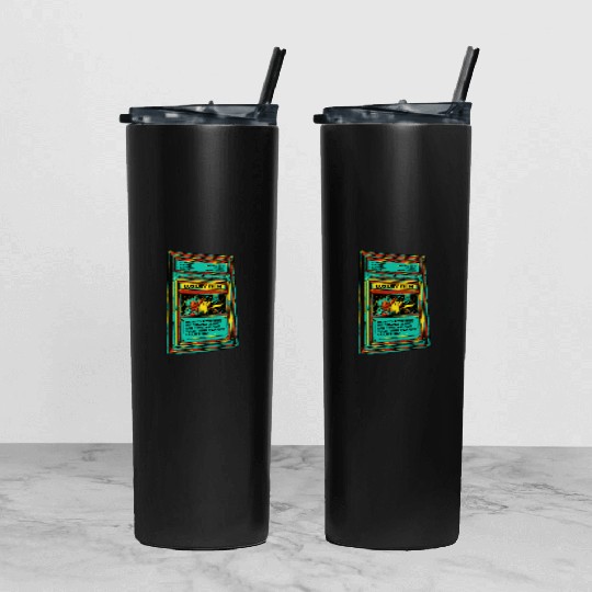 Poke Item Card Tumbler With Lid And Straw
