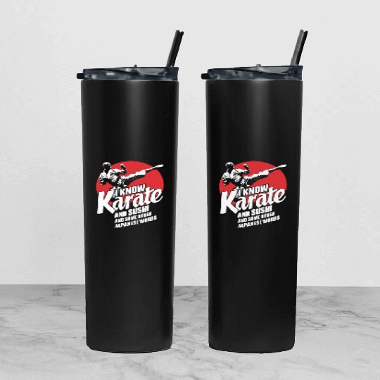 Kung Fu Chinese Kung Fu Asian Kung Fu Self defense Tumbler With Lid And Straw