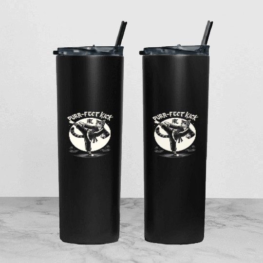 Kung Fu Chinese Kung Fu Asian Kung Fu Self defense Tumbler With Lid And Straw