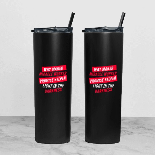 Way Maker Tumbler With Lid And Straw