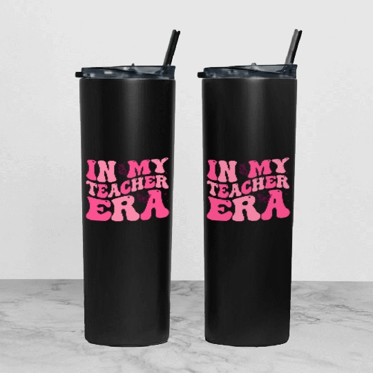 Teacher Era Tumbler With Lid And Straw