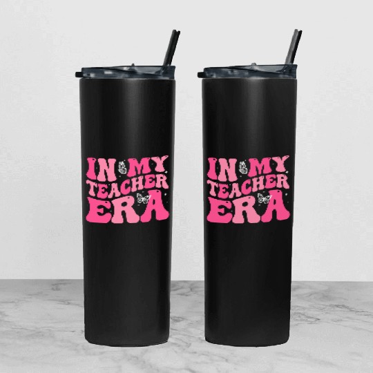 Teacher Era Tumbler With Lid And Straw