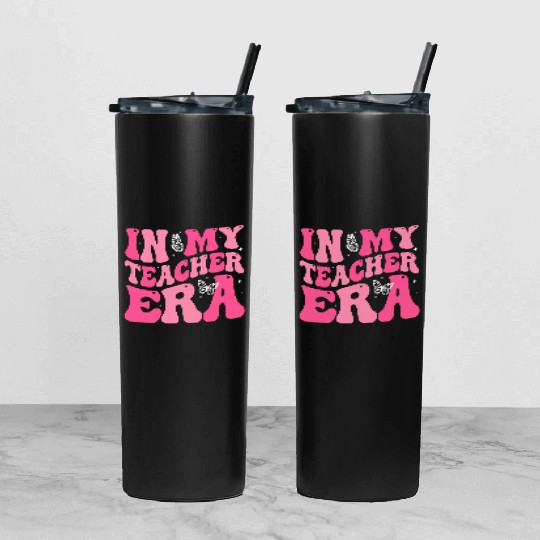 Teacher Era Tumbler With Lid And Straw