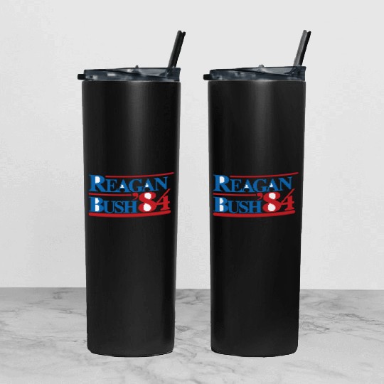 REAGAN BUSH 84 Classic Tumbler With Lid And Straw