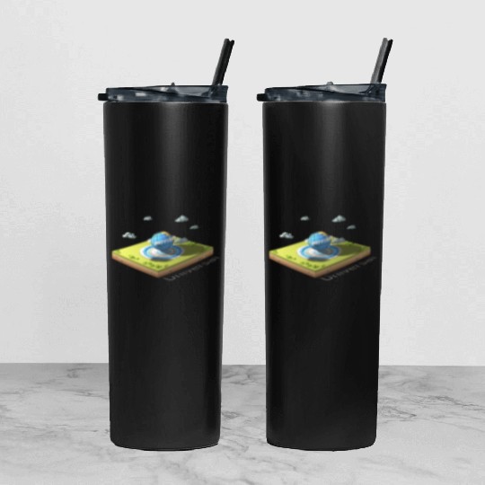 Geometric low poly Universal Studios Tumbler With Lid And Straw
