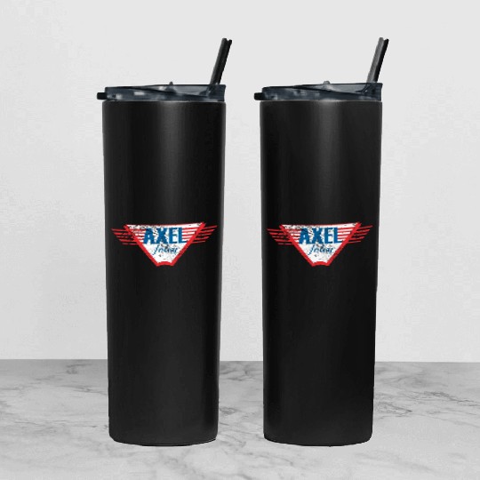 Axel Foley Homage Tumbler With Lid And Straw