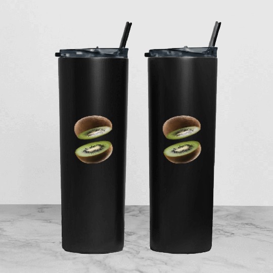 Kiwi Realistic Tumbler With Lid And Straw