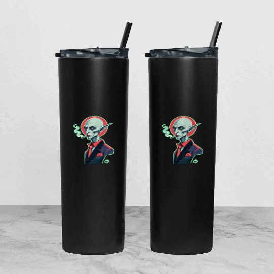 NOSFERATU WEED Tumbler With Lid And Straw