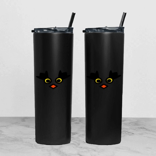 Angry bird Tumbler With Lid And Straw