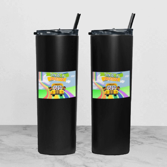 kides back to school Tumbler With Lid And Straw 2024