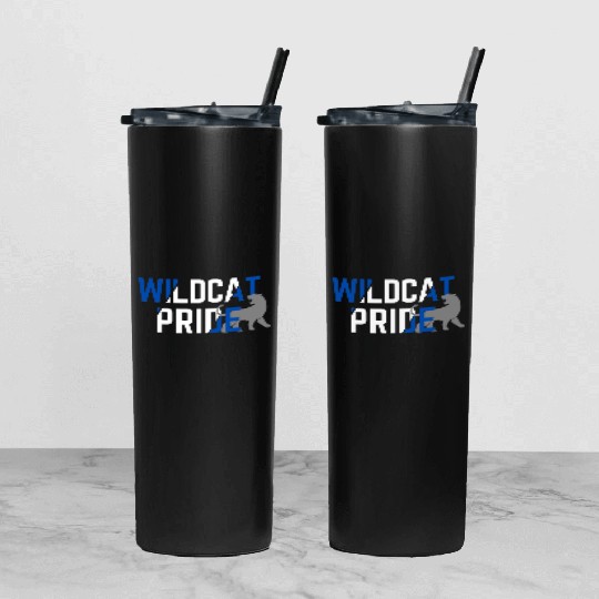 Wildcats Pride Go Tumbler With Lid And Straw