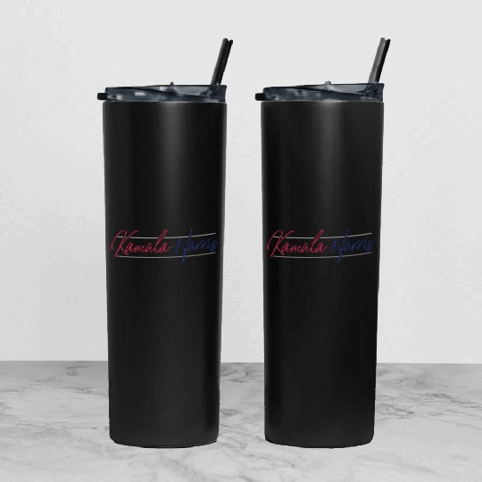 Kamala Harris 2024 for President Vote Tim Walz Tumbler With Lid And Straw