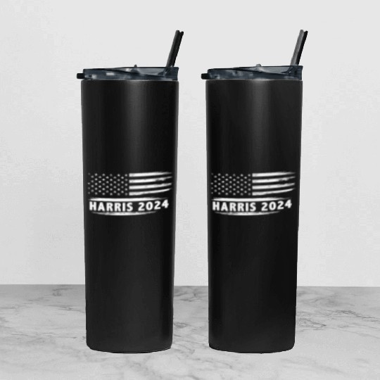 Harris Walz 2024 Kamala Harris 2024 Tim Walz 2024 Tumbler With Lid And Straw